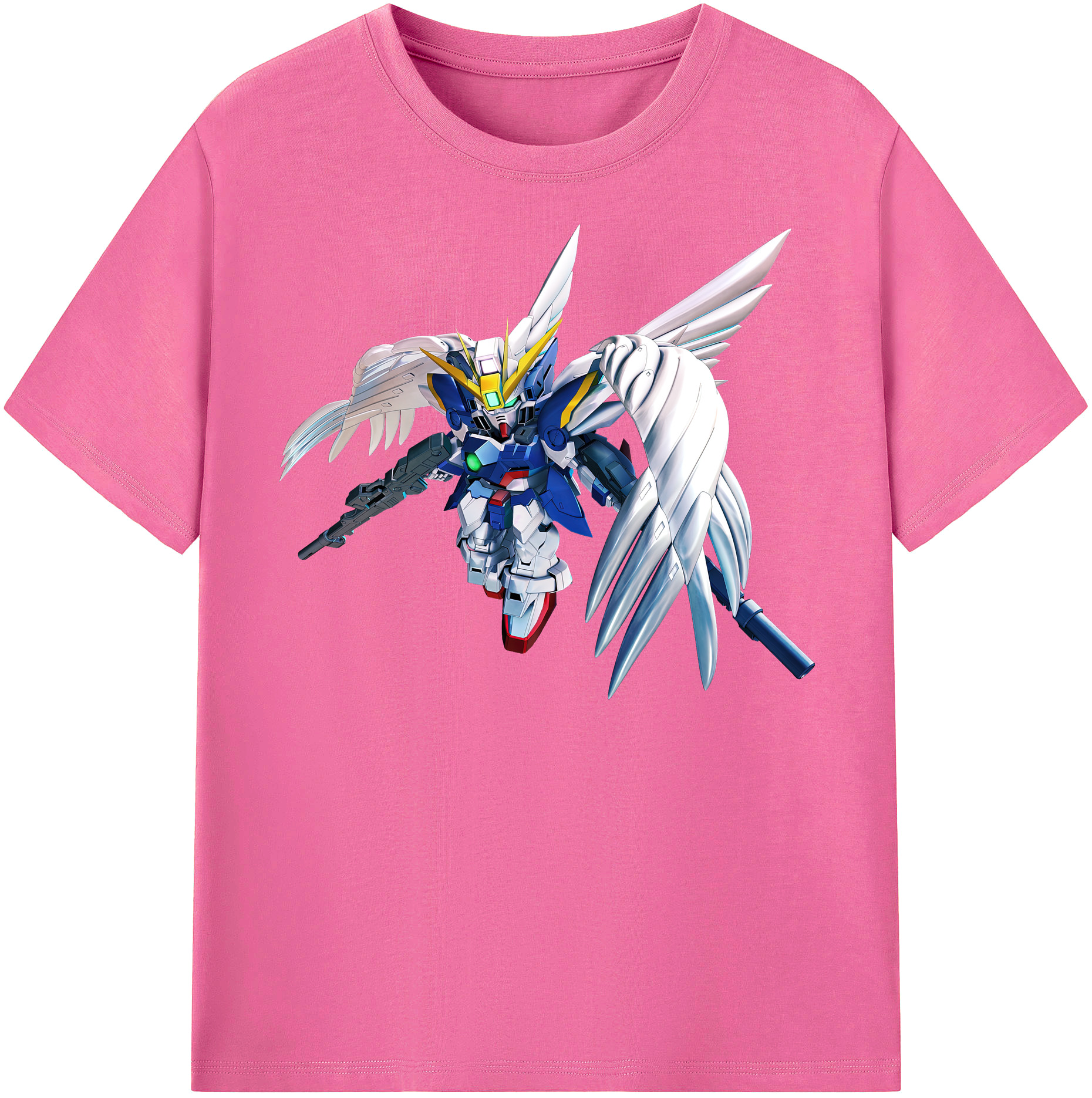 （画像用） 機動戦士ガンダム Mobile Suit Gundam レディースカジュアルプリントTシャツ（綿100％）